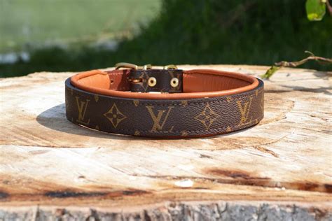 fake lv dog collar|louis vuitton dog collar small.